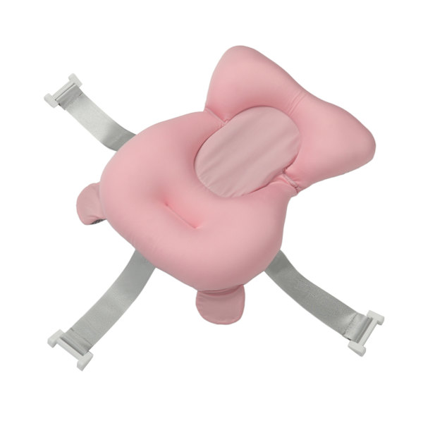 Baby badekar sete støtte matte nyfødt badekar pute baby badekar pute badekar sete for nyfødt spedbarn småbarn plast stor størrelse rosa