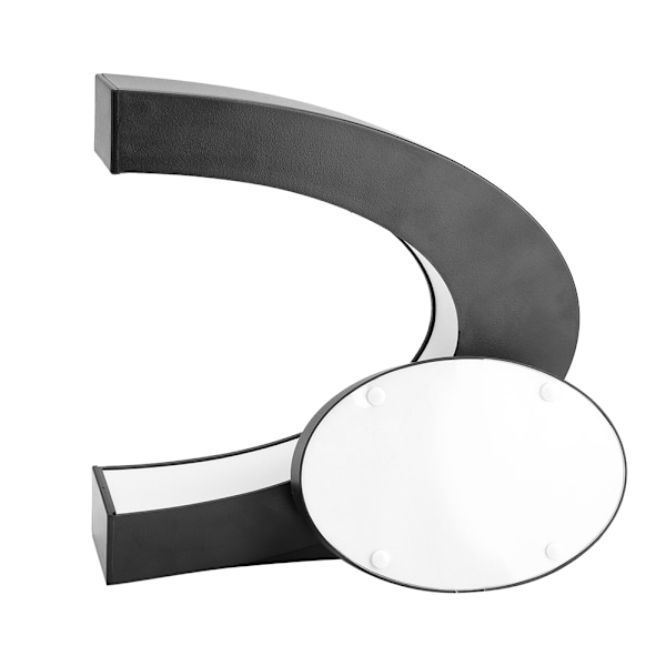 C-formet magnetisk svevende fotoramme Hjemmekontor Dekor Gave (EU-kontakt)