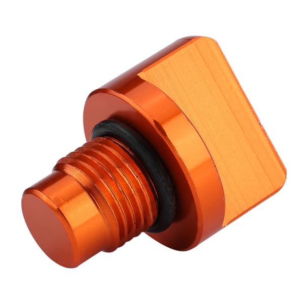 Motorcykeltillbehör Orange Aluminiumlegering Oljepåfyllningslock