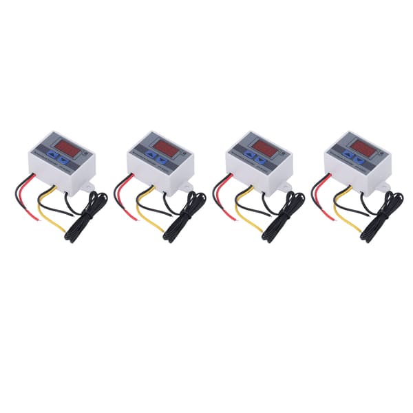 4 stk. Temperaturregulator Digital Display Temp Regulator ‑50℃ til 110℃ 110‑220V 1500W