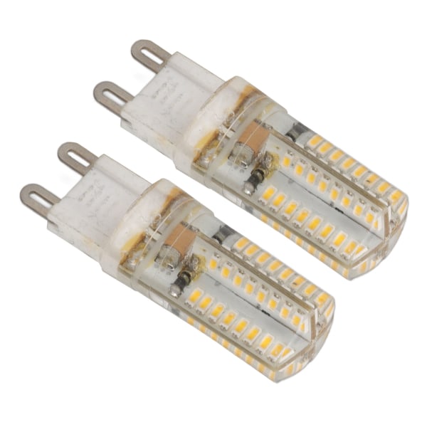 2 kpl G9 LED-lamppua Ammattimainen 64 LED kirkas keraaminen lamppu kattokruunujen valaistukseen 3W AC110V
