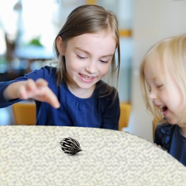 7 st 3D-printade metalltärningar för vuxna barn skrivbordsfritid underhållningsspel