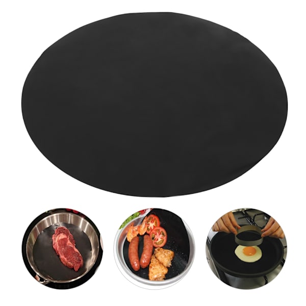 Högtemperaturkokning Non-Stick Pan Frying Pan Liner Värmebeständig Pad Kökstillbehör