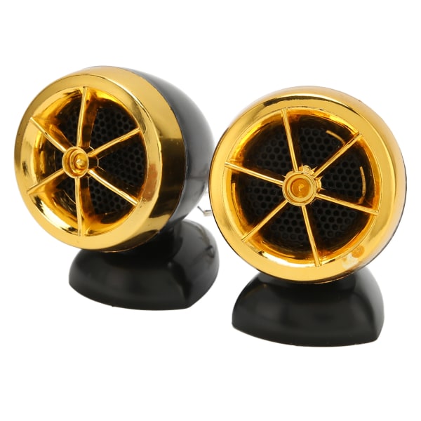 2kpl Dome Diskantti kaiutin 1200W Erittäin herkkä universal auton äänijärjestelmille Gold