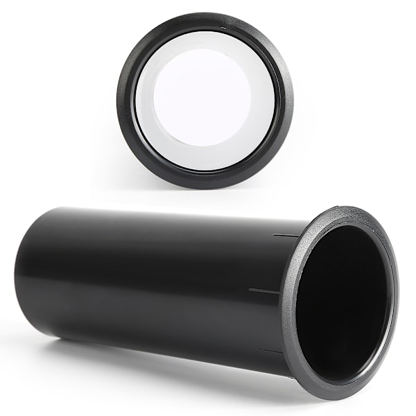 2 st 60 mm öppet hål 150 mm total längd inverterrör lämplig för 6-10 tums högtalare