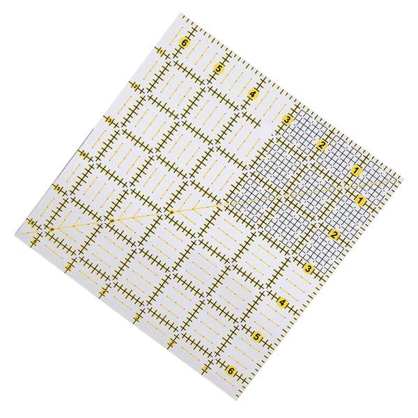Firkantet Quiltelineal Håndværk Patchwork Syværktøj Plast Display Linealer 16 X 16cm