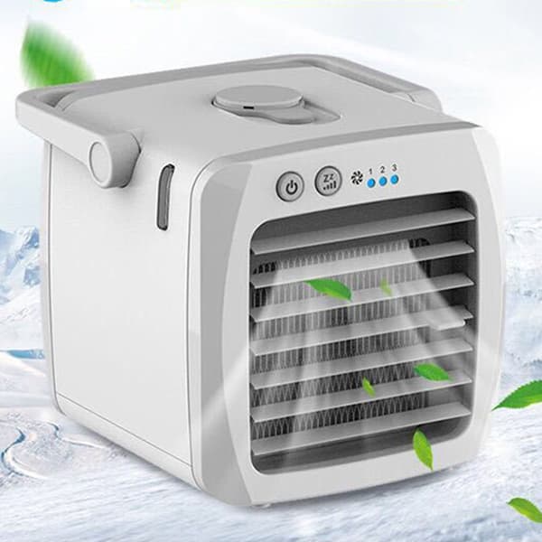 Bærbar Aircondition Mini Luftkøler USB Aircondition til Soveværelse Kontorbord