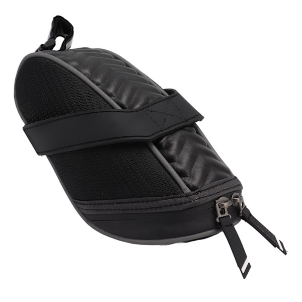 Bike Saddle Bag Polyester Reflective Strip Large Capacity Carrying Bag for Riding Cycling