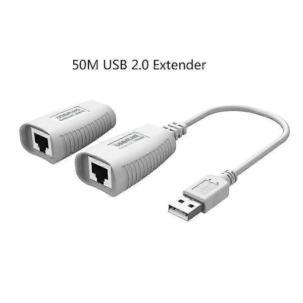 USB til RJ45 Ethernet Adapter USB 2.0 RJ45 Nettverkskort Ekstender USB Lan RJ45 Nettverkskort kompatibel med Laptop