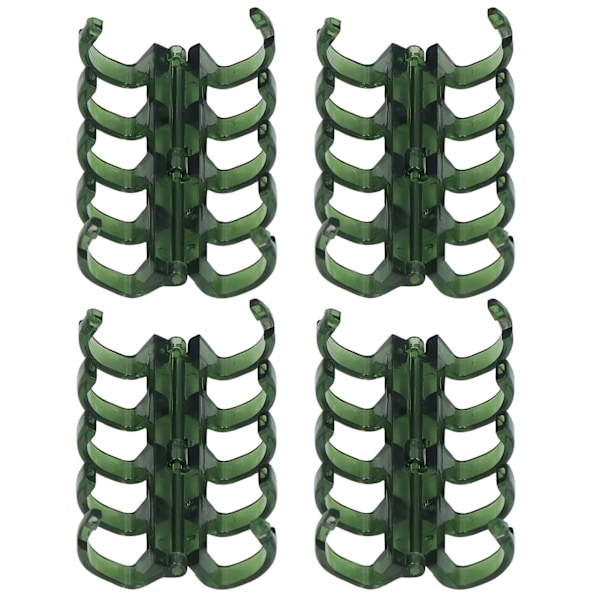 20 stk. Binde-ringe Segmenteret design Holder 60 ark 11mm Bindetykkelse Kontorartikler Grøn