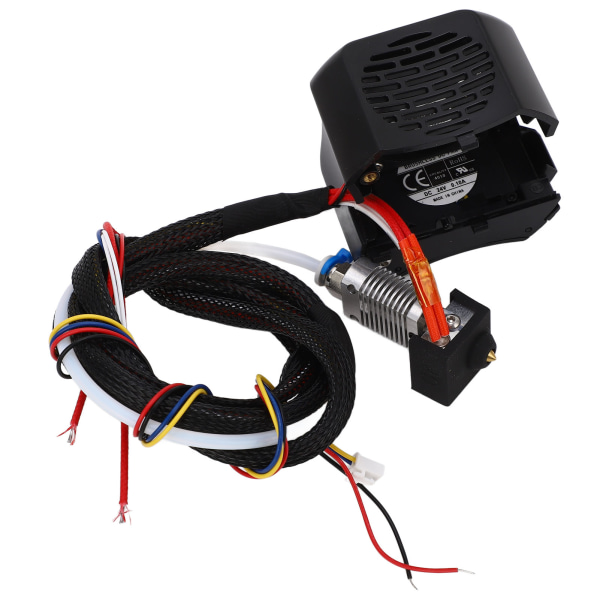 Fuld Hotend Kit 3D-printer Tilbehør Hot End Kit med Dobbelt Blæsere til Ender 3 V2 DC24V