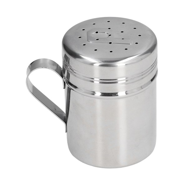 Krydddispenser Kompakt Struktur Bekvämt Handtag Rostfritt Stål Dredges för Hushåll Grill Resor P-form