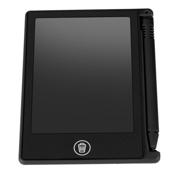 LCD 4,5 tommers håndskrift Skrivebrett Tegnebrett for barn/barn Memo List Reminder Black