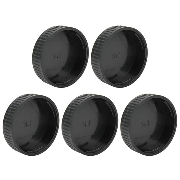5 st Plast Bakre Skyddslock Passar Pentax PK Mount SLR Kameralins
