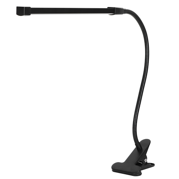 USB-driven LED-klämma lampa 3 färgtemperaturer Steglöst justerbara läslampor för sängkanten