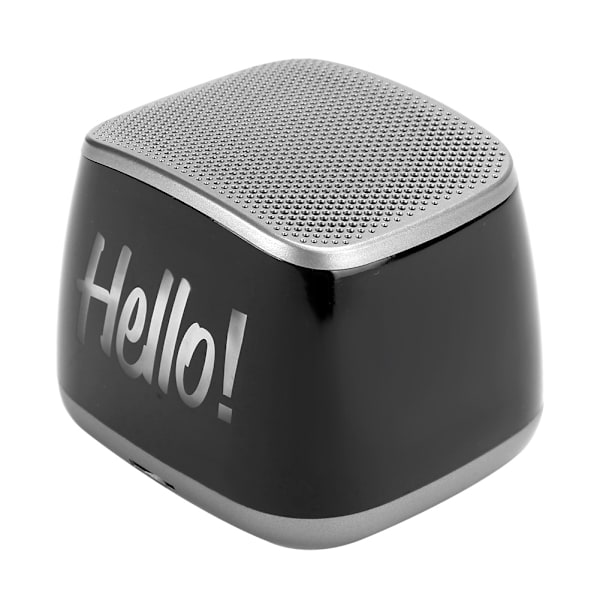 Bluetooth 5.0 -kaiutin, muovikotelo, harmaa, langaton handsfree-työpöydän kaiutinlaatikko, harmaa