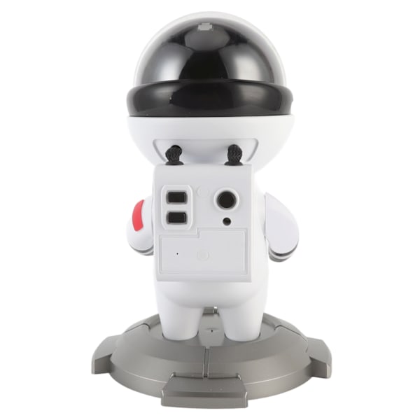 Tähti LED-yövalo projektori USB-astronautti tähtiprojektori lamppu RGB-ympäristön projektiovalo Lasten syntymäpäivälahja Valkoinen