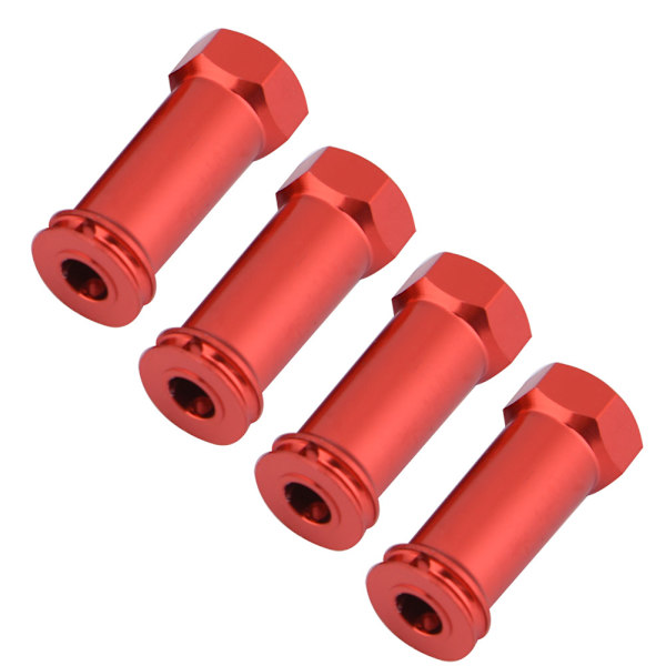 12 mm hjulsexnav 30 mm förlängningsadapter för Traxxas Slash 4X4 1/10 lastbil (12*30 mm, röd)