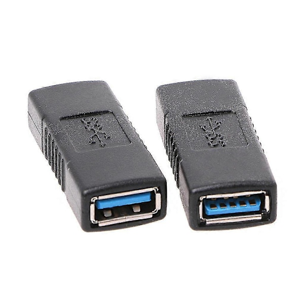 2st USB 3.0 Typ A Hona Till Hona Adapter Kopplare Könsväxlare Kontakt