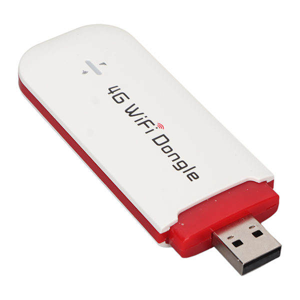 4G bærbar wifi høj hastighed plug and play USB-drevet mobil wifi hotspot trådløs router hvid