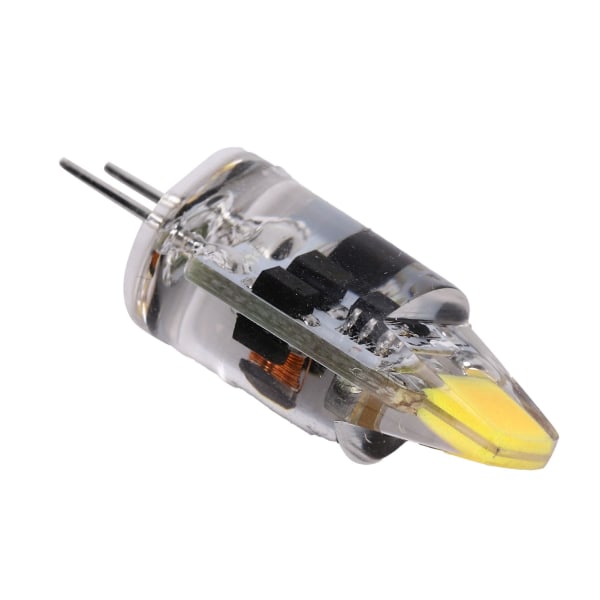G4 pære 2W 200LM 360° dæmpende silikone BiPin LED pære til hjemmekontor AC DC 1224V (kold hvid 60006500K)