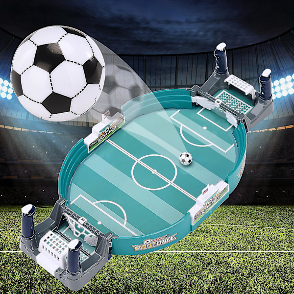 2023 Mini Green Interaktivt Fotbollsspel - Kreativ och Tävlande Present till Barn Stort Bord - 6 Bollar