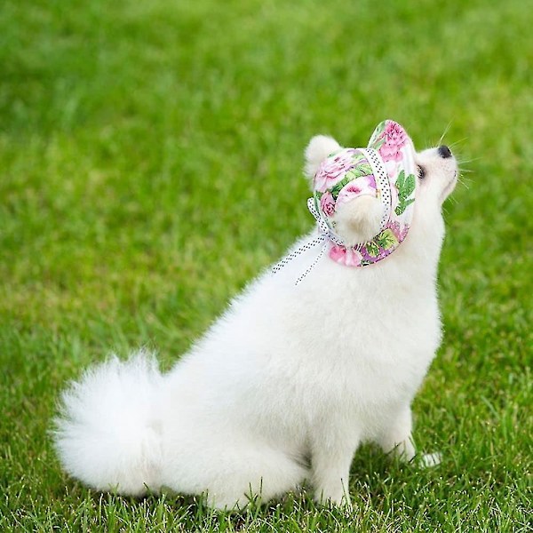 Solbeskyttende solhat til hund S Sort