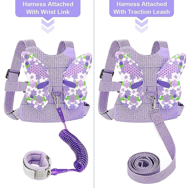 Barnfjärilssele & Anti-Lost Handledskoppling - Söt Babysele för Promenader