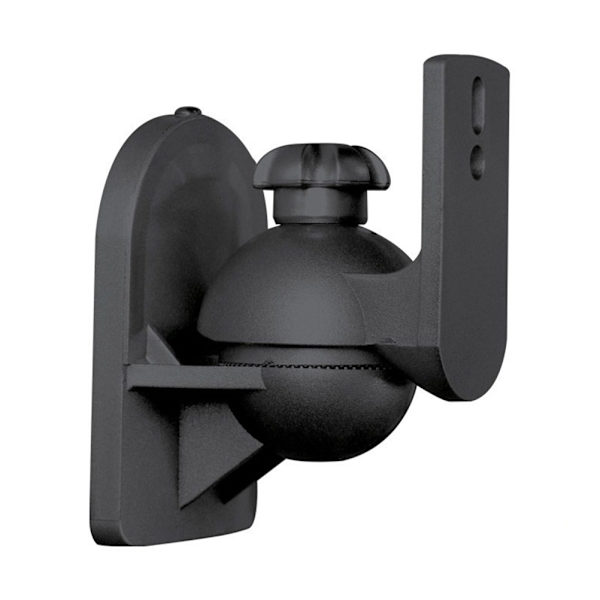2 stk Nylon høyttaler veggmonteringsbraketter Justerbar brakett for bokhylle Surround Sound-høyttalere