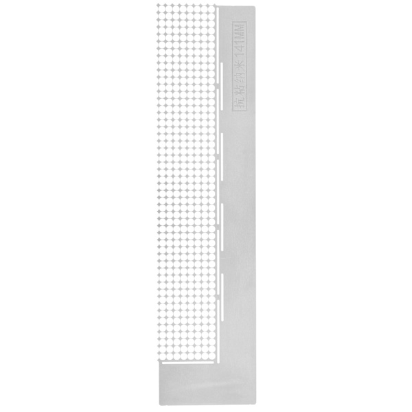 Diamantmaling lineal DIY håndlavet 5D rustfrit stål broderi 400 huller prikker
