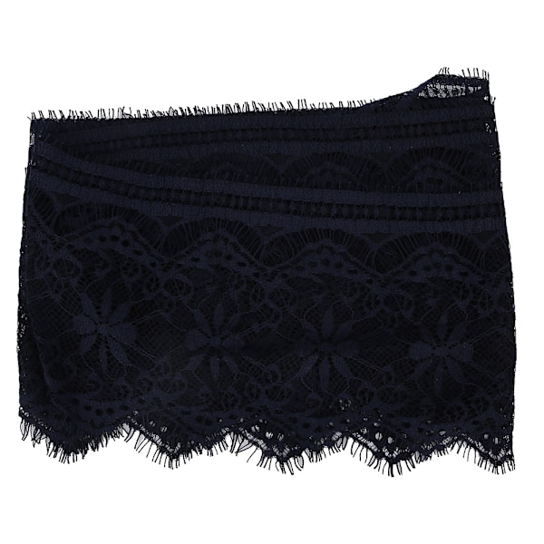 14,5 cm polyester silke kläder broderi spets DIY klänning hantverk tyg kläder dekoration marinblå
