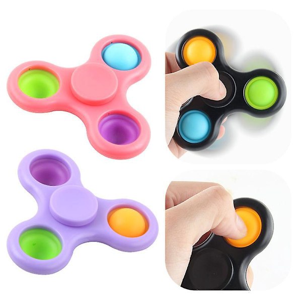 Valoisa Fidget Spinner -setti (5 kpl) Sormileluja Stressiin ja Ahdistukseen
