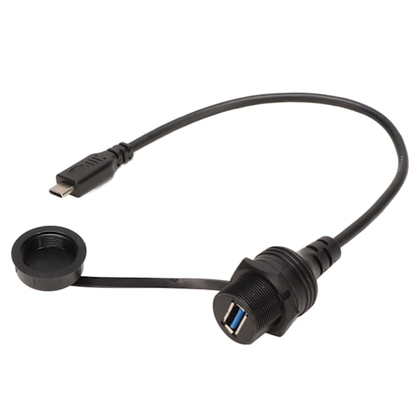Typ C till USB3.0 OTG-kabel Vattentät, stark PVC 5 Gbps överföringskabel för infälld panelmontering