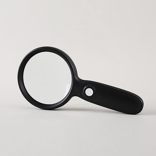1 stk. 3X Læseforstørrelsesglas med LED-lys; 205X100X20mm Arbejdsbelyst Forstørrelsesglas