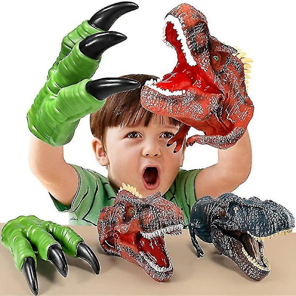 Dinosaurie Klo Handdocka - Roliga Anime Tillbehör för Barn & Vuxna haj A
