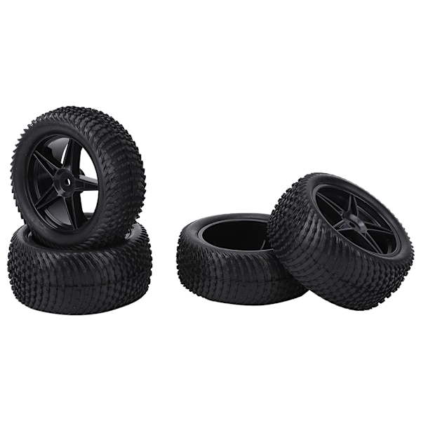 4 st/set Universal Däck Däck Tillbehör Modifiering Byte 85mm för 1/10 RC BilSvart