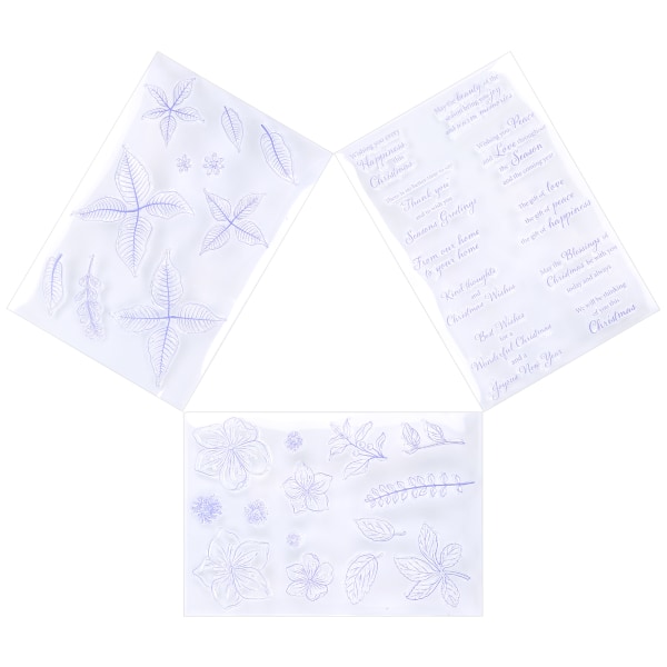 Gjennomsiktig TPR klare stempler for Scrapbooking Preging DIY Crafts Album Decoroation