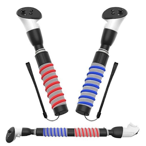 For 3 VR Golf Spillkontroller Håndtak Svart