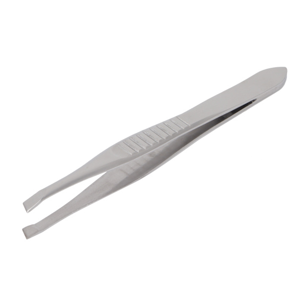 Slant Eyebrow Pinset Professional ruostumattomasta teräksestä valmistetut kulmakarvapinsetit naisille ja miehille
