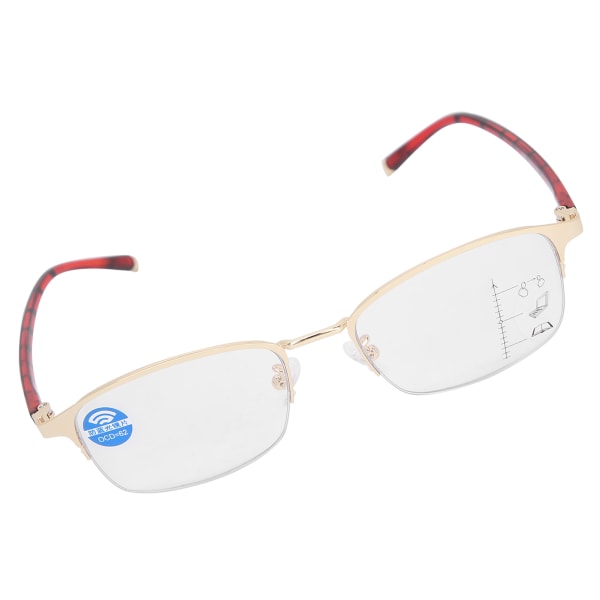 Anti-trötthet blått ljusblockerande lins Läsglasögon unisex män kvinnor äldre glasögon(+250 )