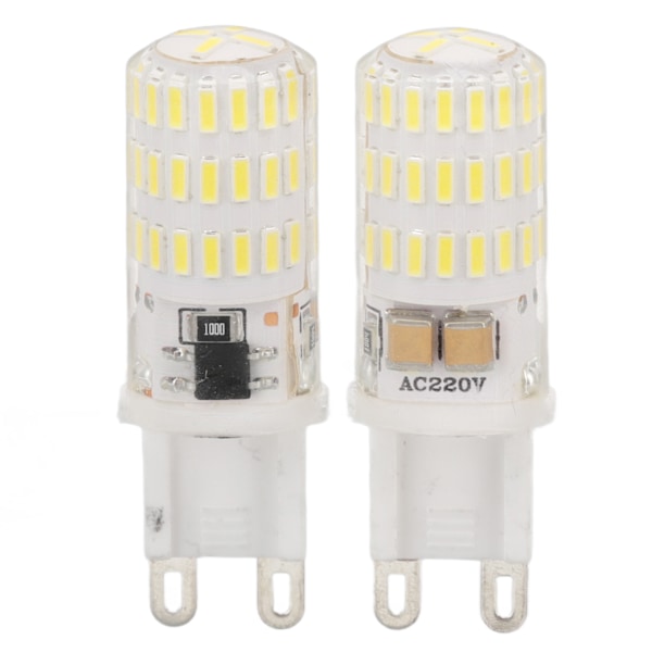2 st G9 LED-lampor Dimbara 3W 270 Ljusflöde AC220V Multipel Skydd Liten Ljuskälla för Bordsvägg Taklampa
