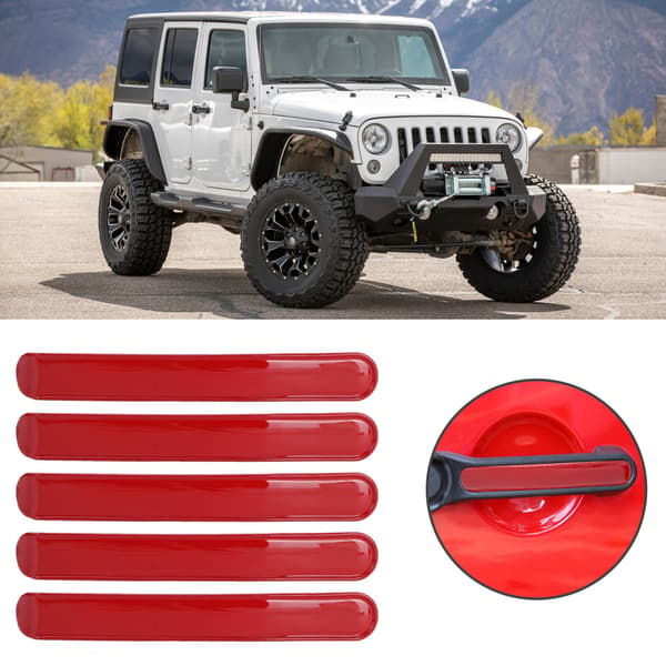 5 stk. bildørhåndtakdekselramme passer til Jeep Wrangler JK 2007-2017