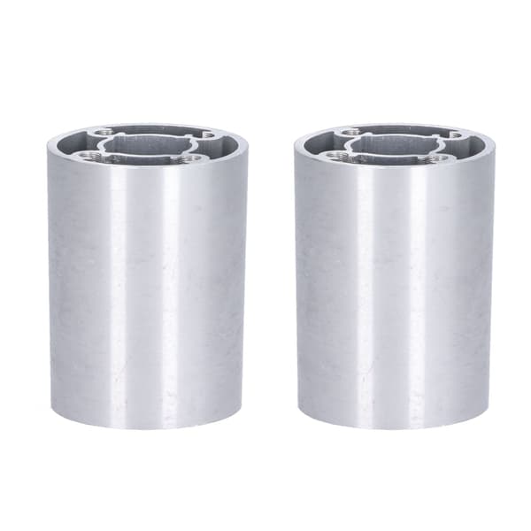 2 stk. 6063 aluminiumslegeringsrør runde lige værktøjer til robotter lejesæder OD 32mm6103‑0032‑0043