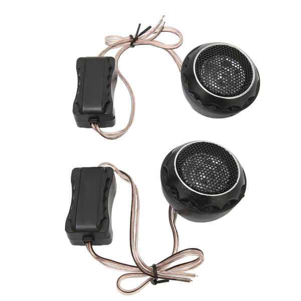 2 st Dome Tweeter 140W Metallisk Järn Högtalare Universal för Billjudsystem