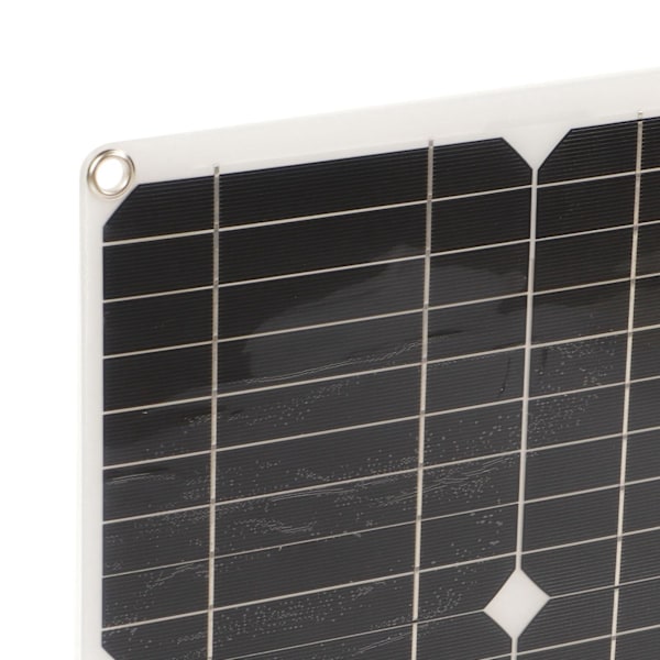 Solpanel Monokrystallinsk Silicium Vandtæt Høj Ydeevne til RV Bil Båd Trailer 20W 18V 10A