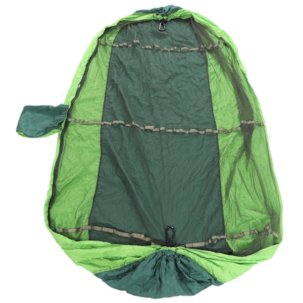 Camping Hängmatta Andningsbar Lätt Bärbar Dubbel 2 Person Hängmatta Tält för Utomhus Vandring Överlevnad Resor