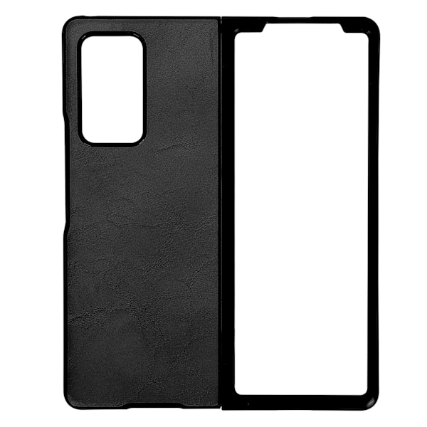 Læderetui til Samsung Galaxy Z Fold 2 Mobiltelefon Anti-fald Beskyttende Etui Sort