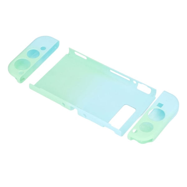 PC Beskyttende Deksel Fargegradient Blå Grønn Gradient 3 i 1 Eksplosjonssikker Bærbar Beskyttende Skall for Switch