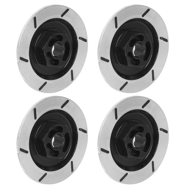 Simulerade bromsskivor i aluminiumlegering, tillbehör som passar HSP 94123 1:10 RC-bil, svart