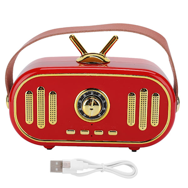 Mini kannettava retro langaton Bluetooth-kaiutin ladattava liitäntäkortin musiikkisoitin